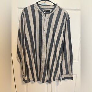Gray Stripes Dress Shirt